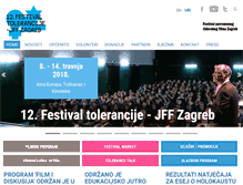 Tablet Screenshot of festivaloftolerance.com
